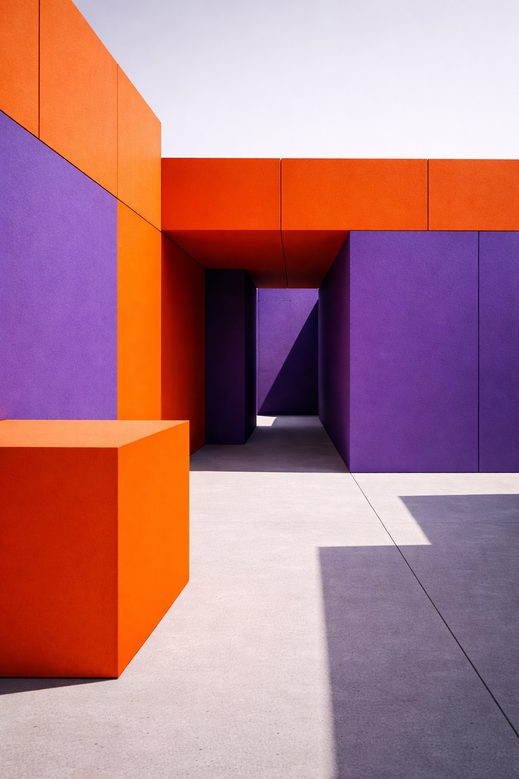 Visual Engine color mode example: Functional Brutalism